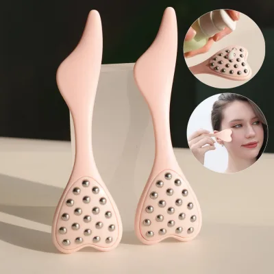 Multipurpose Beauty Massage Tools Perfect Self-Care Gift with Pouch Face Massage Tool Stainless Steel