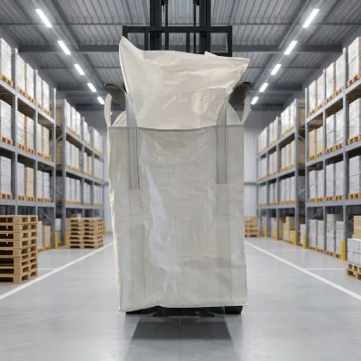 High Durable Custom PP Tubular Skirt Flat Bottom FIBC Bulk Bag for Mineral Sand Construction Raw Material Transportation Storage