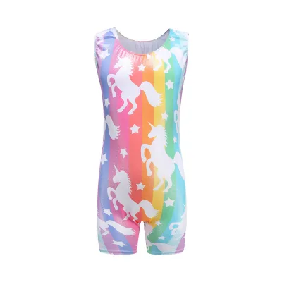 Manufacturer Custom Sublimation Print Competition Clothing Rhythmic Gymnastics Leotards Unitards
