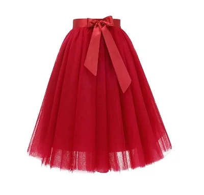 Different Colored European Style Petticoat 5 Layers Tulles Skirt Big Swing Pompous Skirt Bridemail  Multi-layer Skirt
