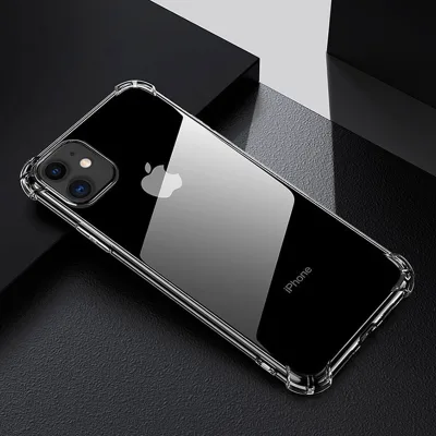 Transparent Silicone Phone Case Phone Shock Proof Back Cover for iphone 12 Pro Max Case