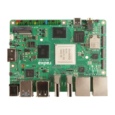 Radxa ROCK 5T RK3588 8GB Mini Motherboard 8-core SBC 8K LPDDR5 WiFi 6 Dual 2.5G Ethernet Ports for AI Computing Programming DIY