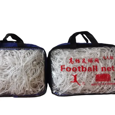 football goal post net portable Football Net Goal PE knotted target practice football net soccer goal