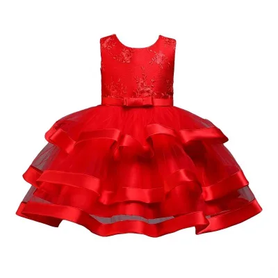 Girls with Multiple Hemlines Princess Dress Lace