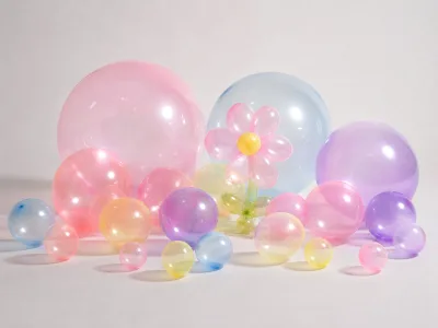 Crystal Clear Translucent Latex Balloon | Premium Natural Rubber | Uniform Thickness Matte Finish for Professional Event Stylist