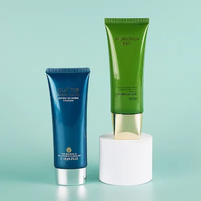 100ml Plastic Cosmetic Packaging Tube for Hand Cream Sunscreen Lipstick Face Makeup Round Pattern