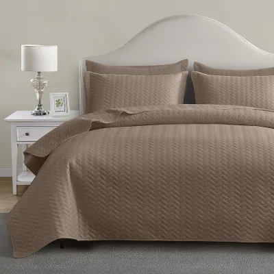 Ultrasonic Quilted Fabric 100% Polyester Ultra Sonic Quilting Quilt Pattern As Sketch Padding Inside Double Side
