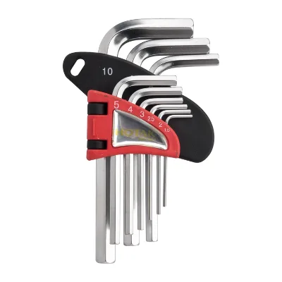 Factory Hot Sale Various Good Quality Screwdrivers L Handle Standard Hex Key Set