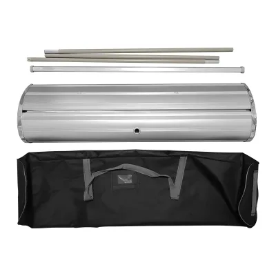 Wholesale Portable Aluminum Wide Base Roll-Up Banner Stand Pennant Style for Display Advertising & Promotion Printed Type