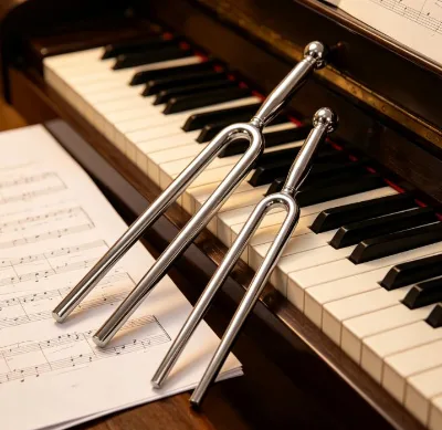 Professional 440Hz Tuning Fork Accurate Standard for Musicians and Tuners for Piano Guitar Violin