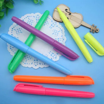 New Arrival Neon Color Fluorescent Markers for Creative Writing Office Work and Learning Activities