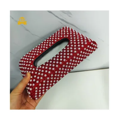 Tissue Box Napkins Car Box Diamond Crystal Home Auto Interior Accessories Tissue Box
