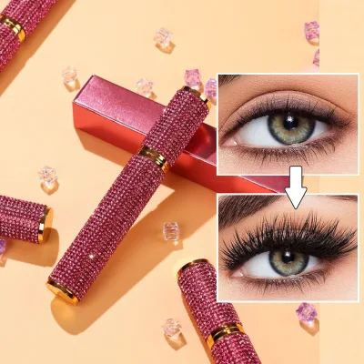 Wholesale Private Label Mascara Custom Waterproof Long Lasting Bling Diamond Mascara