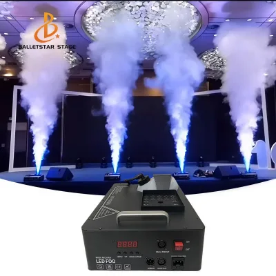 New Fog Machine with RGB Light-emitting Diode Fog Equipment 1500W Light-emitting Diode Fog Machine Stage Effect Fog Generator