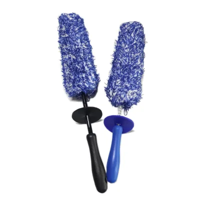 High Quality Microfiber Car Tire Washing Tools Wheel Cleaning Brush for Auto Detailing