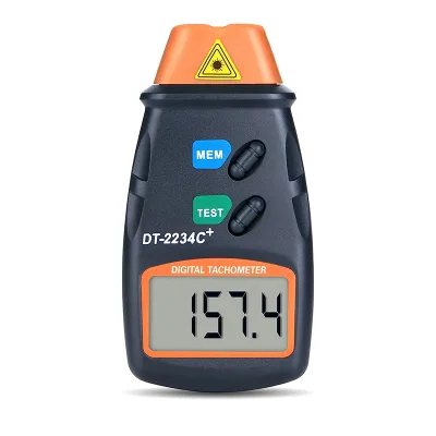 Mini Laser Tachometer Non-contact Tachometer Digital Display Laser Tachometer DT2234 C+
