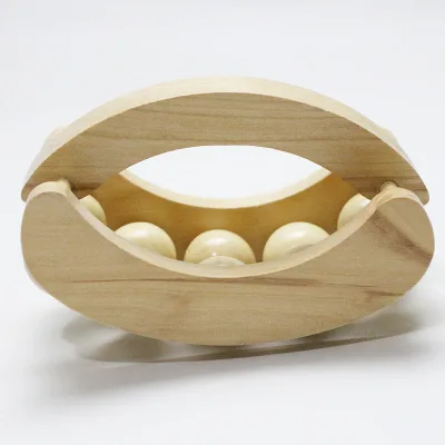 New Creative Wood Full Body Massager Neck Massager for Pain Relief Deep Tissue Back Muscle Acupoint Body Roller Massage Machine
