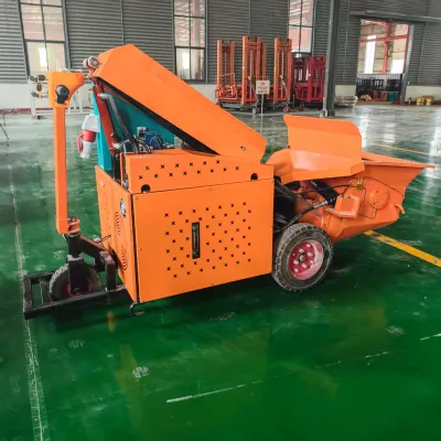 Small Electric Motor Pump High Pressure Four Cylinder Plunger Pump Concrete Mortar Delivery Pump
