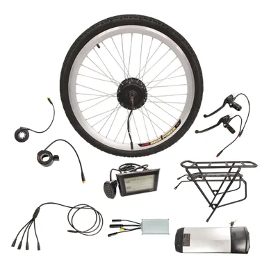 Electric Bicycle Kit with Lithium Battery Pack Eco-Friendly Wheelbarrow Hub Motor Accessory