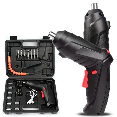 47-Piece DIY & Industrial Grade Lithium-Ion Electric Drill Tool Set for Home Repair Battery Powered