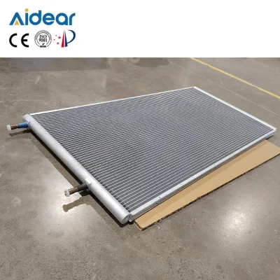 All Aluminum Microchannel Heat Exchanger MCHE Parallel Flow Condenser Coil for Commercial VRF Air Conditioning Outdoor Unit