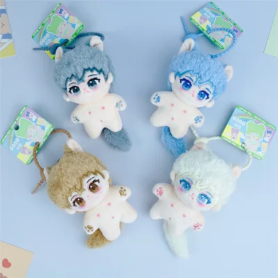 RTS Girls Cute 13cm Mini Idol Key Chain K-pop Doll Kpop Plushie Keychain