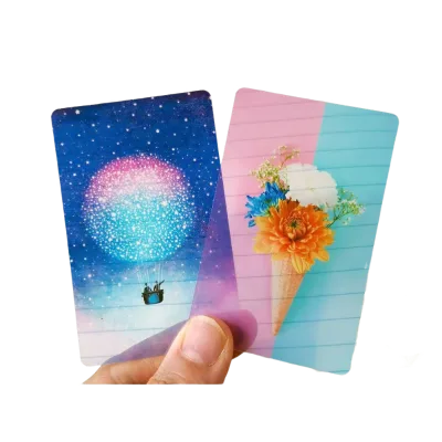 Custom Printing Plastic Transparent Craft Business Invitation Name Card With Holographic Letter Custom Plastic Gift Visit Cards