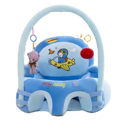Baby Support Toddler Nest Rod Playmat Toys Sofa Spaceship Infants Learning Chair Soft Plush Chair for Kids