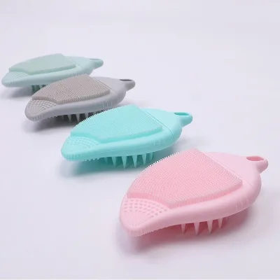 Multifunctional Silicone Hair Washing and Face Massage Brush for Children Household Cleaning 4G