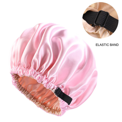 Luxury Styling Custom Logo Hair Wrap Private Label Invisible Adjusting Buckle Woman Designer Bonnets