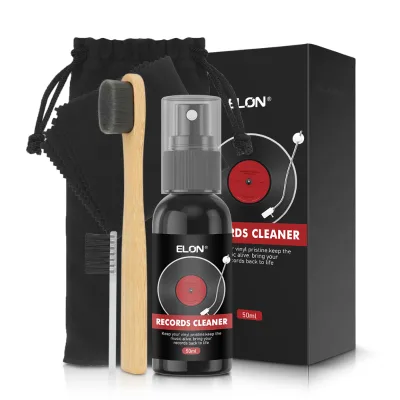 Portable 50ml Optical Disc Care Cleaning Kit Natural Plant Extract Cleaner for Vinyl Record CD DVD Disc Scratch Dust Remove