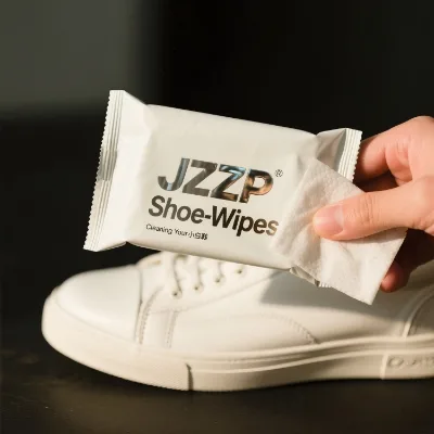 JZZP Brand Polyester Material Shoes Quick Clean Good Price Factory Wholesale OEM/ODM Mild Formula Sneaker Cleaning Wet Wipes