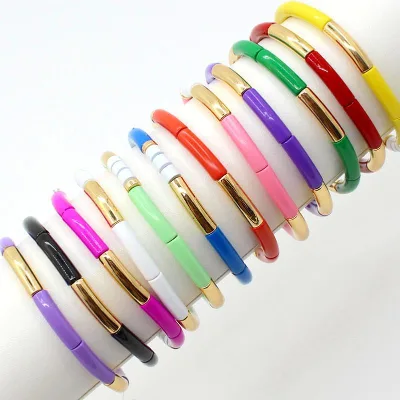 Boho Bohemian Handmade Charm Summer New Bracelet Beads Friendship Enamel Bracelet Women Gifts Unisex Fashion Jewelry