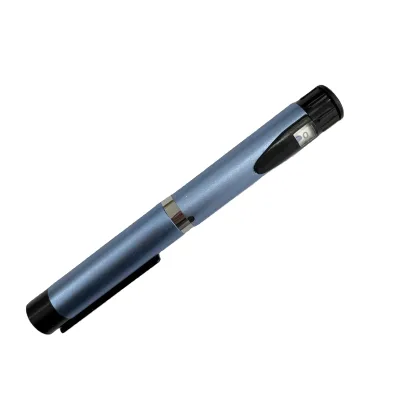 Reusable 3ml 0-60 IU Insulin Injector Pen Made of Plastic and Metal