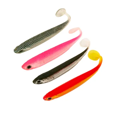 FJORD High Quality Soft Lure 75mm16g Plastic 3D Eyes Fishing Lure