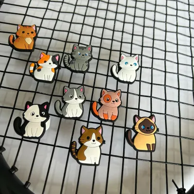 Cute Fun Tennis Racket Dampener Silicone Shock Absorber with Cat Designs Reduces Noise & Vibration for Exercise Accessories