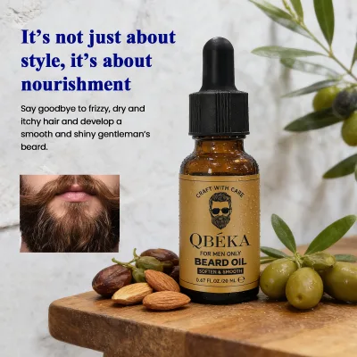 Organic Beard Oil for Men Growth Thickening Beard Care Oil With Argan Oil Jojoba Oil