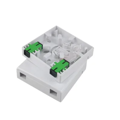 Optical Panel  Optic terminal box Wall Mounted Indoor   2 Port 86 Type Optic Faceplate