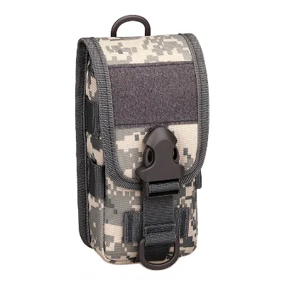 Protector Plus Outdoor Portable Fashion Polyester/Nylon Waterproof Mobile Phone Bag MOLLE EDC Pouch Belt Holster