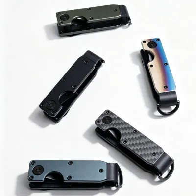 New Arrival Aluminum Alloy Key Storage Case Pouch Holder With Smart Screw Function for Holding Keys