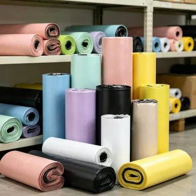Plastic Shipping Envelopes White Self-adhesive Bulk Roll Package Mailing Pouch Parcel for Packaging Shipping Bags Mailer