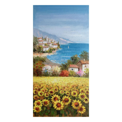 Large Abstract Oil Painting Wall Art Handmade museum Fine Hand-painted Painting Art of Famous Flowers