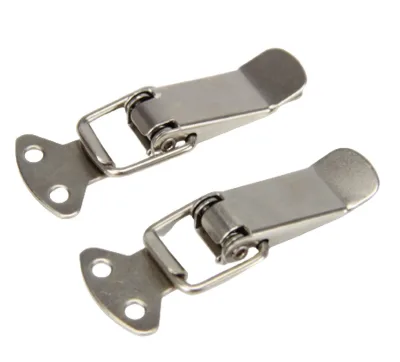 Factory Stainless Steel Toolbox Spring Loaded Toggle Snap Latch Hasp Lock