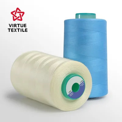 Wholesale Factory 402 5000m Dyed Polyester Material Coats Sewing Thread Sewing Supplies