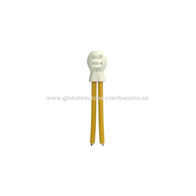 Bimetallic button type thermal protector thermal switch
