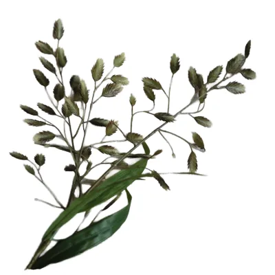 Artificial Pheasant's Tail Grass Green Leafy Fern Long Stem Greenery Floral Arrangement Christmas Wedding Evergreen Decoration