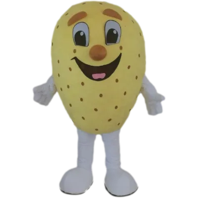 Blue Sky Adult Size Big Smile Biscuits Mascot Costumes for Thanksgiving Day Party