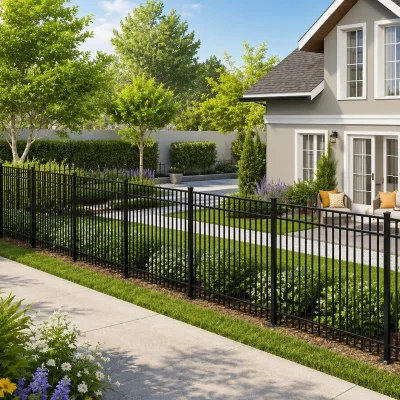 Tailor Made Aluminum Railing for Villa and Resort, Custom Metal Safety Railing with Unique Style
