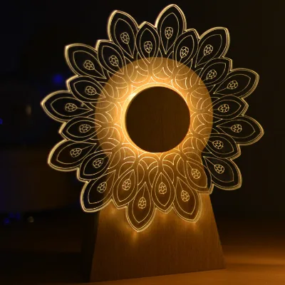 Rotatable Windmill Music Box with 3D Night Light Creative Breastfeeding Lamp & Decorative Gift Lamp