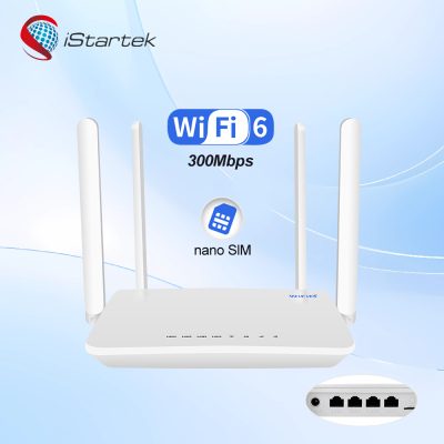 Long Range Unlock Dual Band 3 Lan 1 Wan Port Lte 3g 4g Wireless Wifi Router with Sim Card Slot